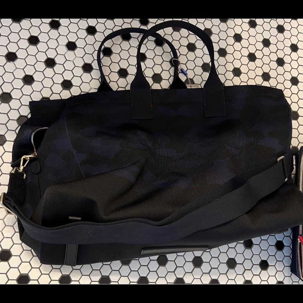 Rothy’s Midnight Camo Weekender